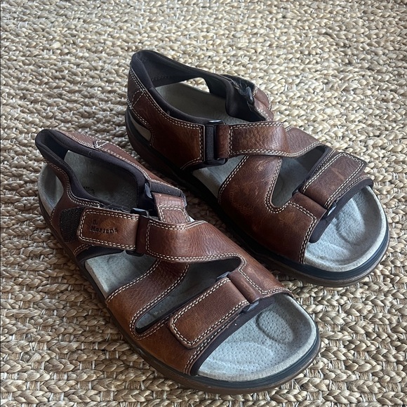 Dr. Marten’s Men’s US12 8838 Brown Leather Comfort Sandals Fisherman